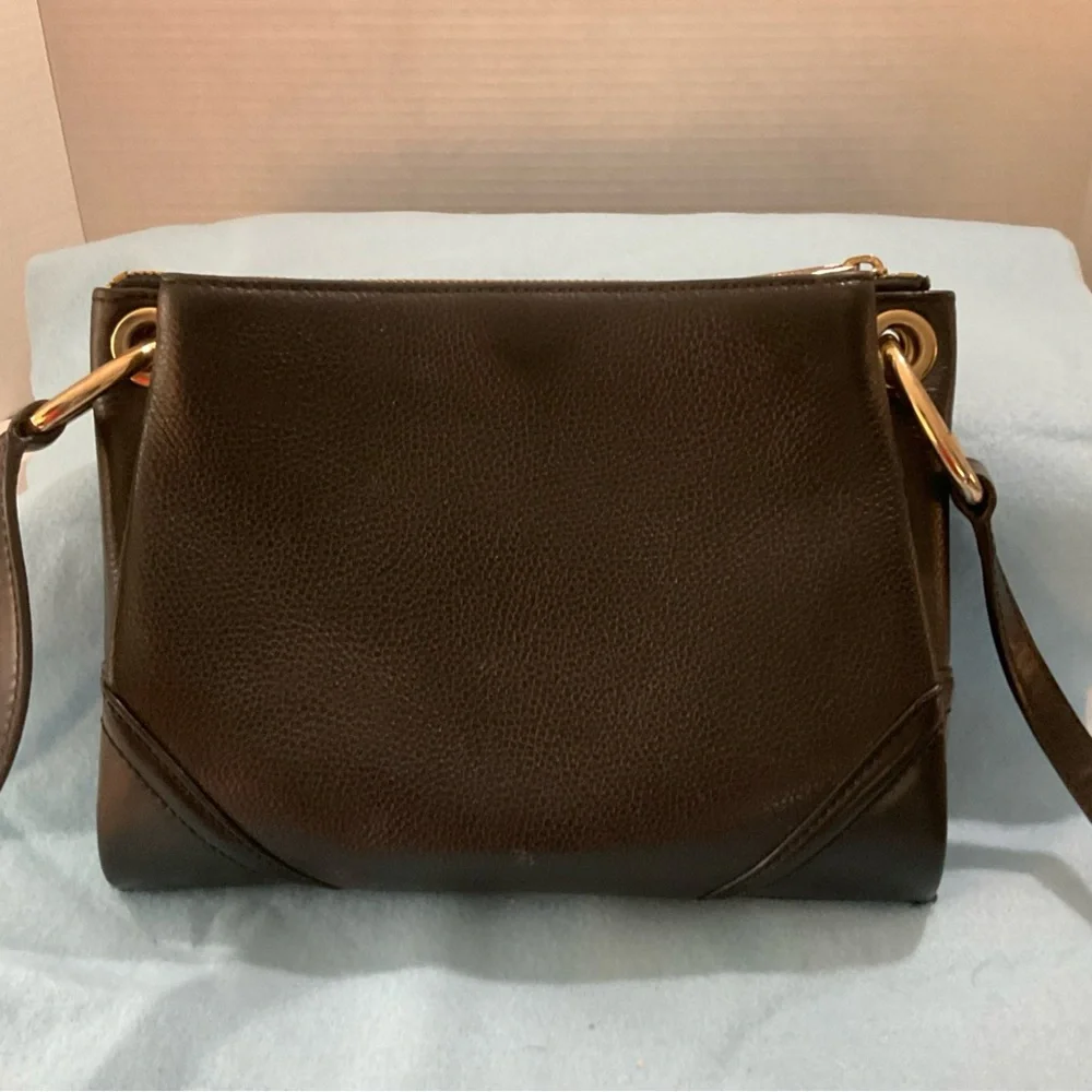 Michael Kors Black‎ Leather Crossbody Bag